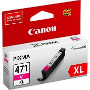 Картридж струйный Canon CLI-471XL M 0348C001 пурпурный оригинальный повышенной емкости